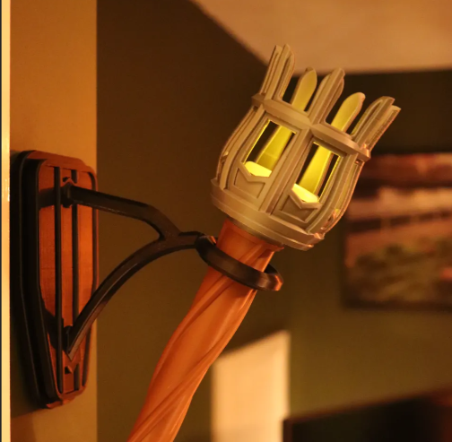 Medieval Sconce LED Tealight Holder | Home Decorator Lamp view 4
