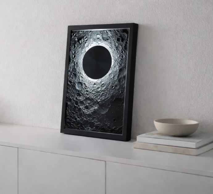 Moonscape Modern Frame Lamp Kit view 4